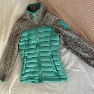 Girls Teal and Grey Jacket